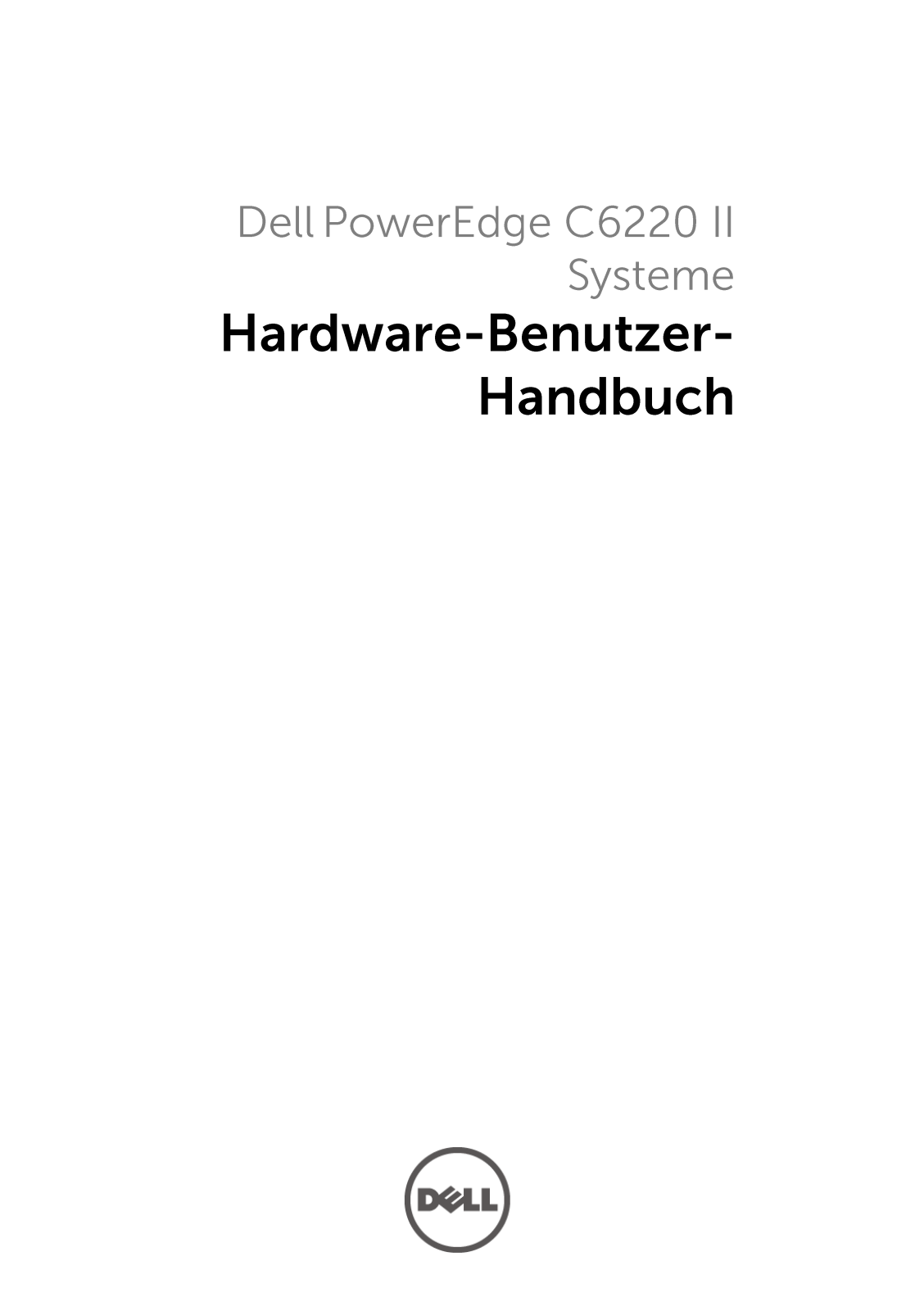 Dell PowerEdge C6220 II User Manual