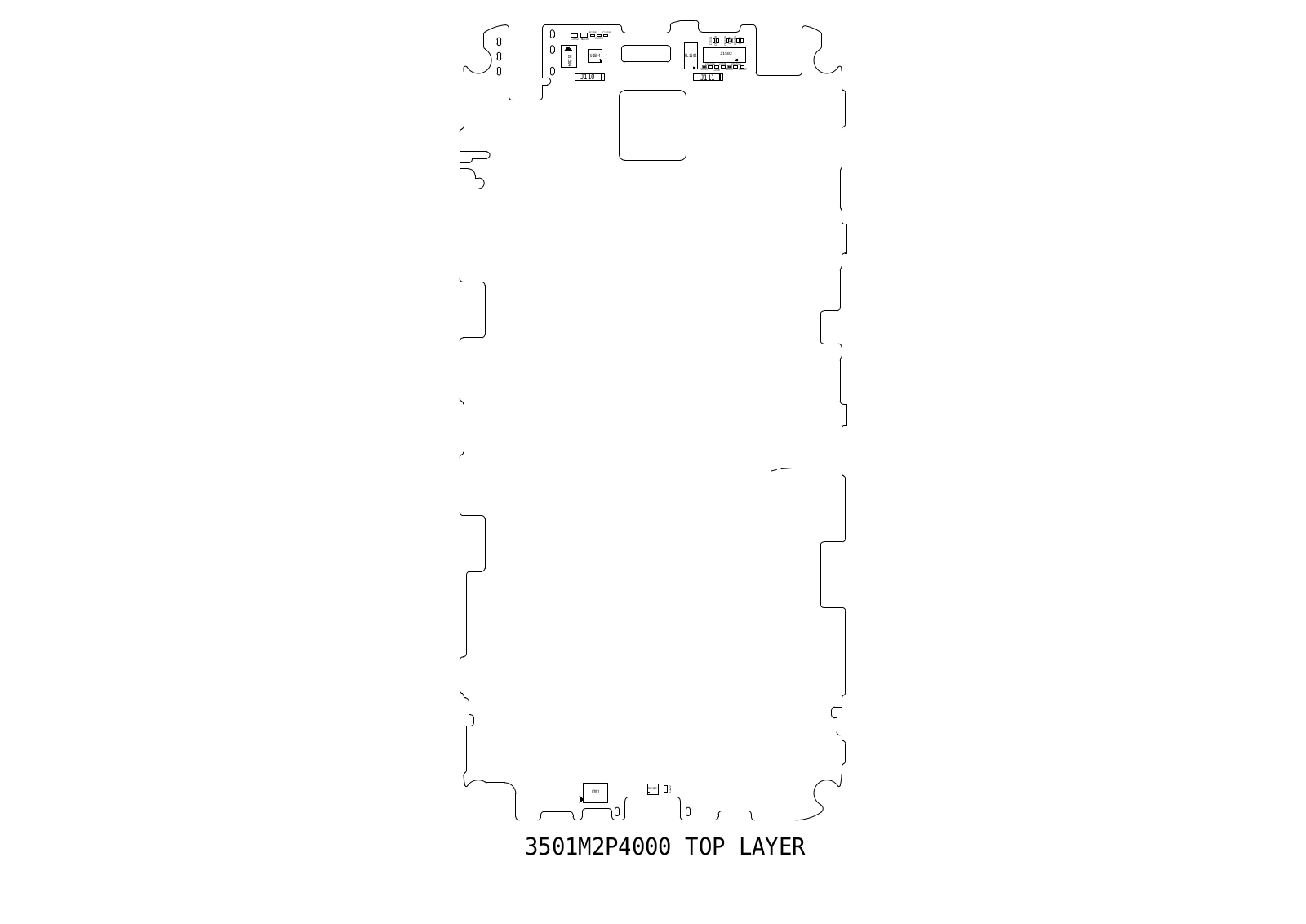 Xiaomi Mi2 P4 top layer mirror