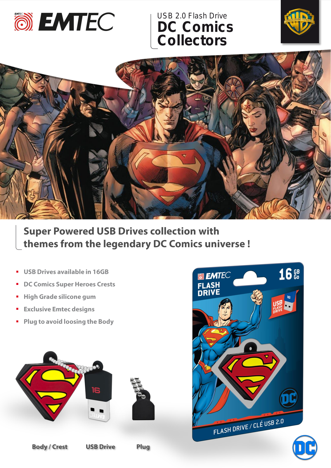 Emtec DC Comics Collectors User Manual