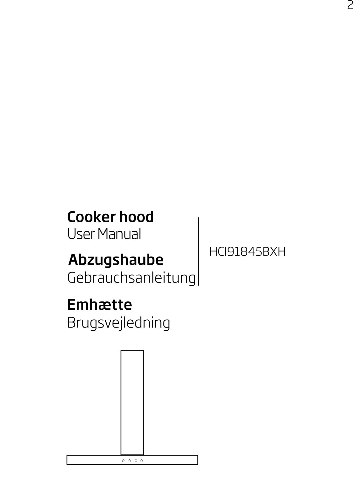 Beko HCI91845BXH User manual