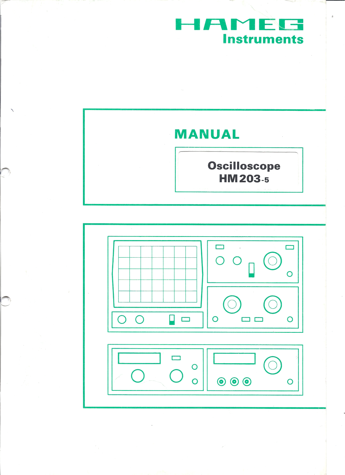 Hameg HM203-5 Service manual