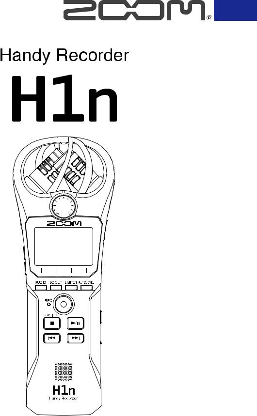 Zoom H1n Instruction Manual