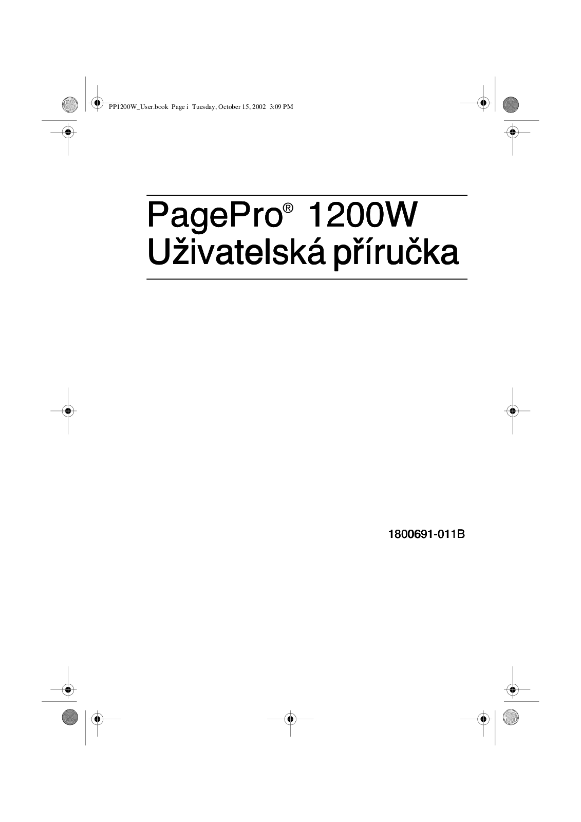 Konica minolta PAGEPRO 1200W User Manual