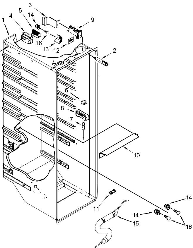 Whirlpool WRS588FIHW Parts List