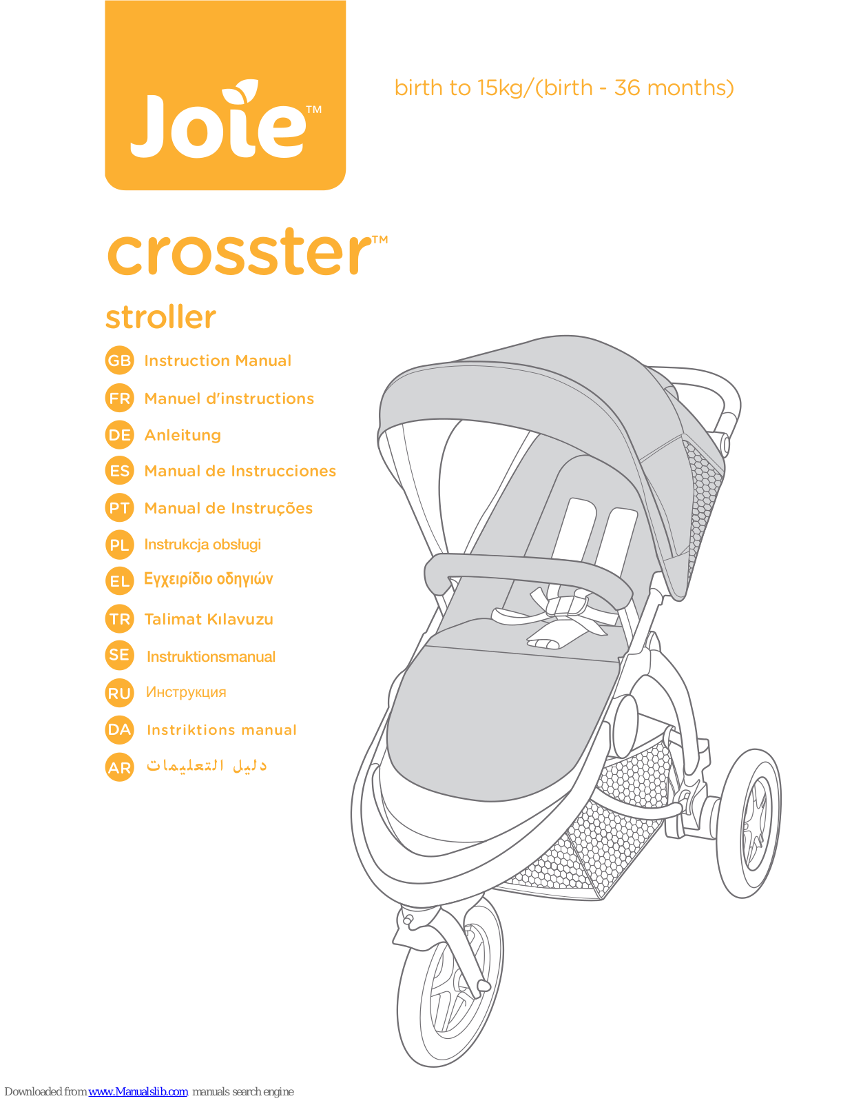 Joie Crosster Instruction Manual