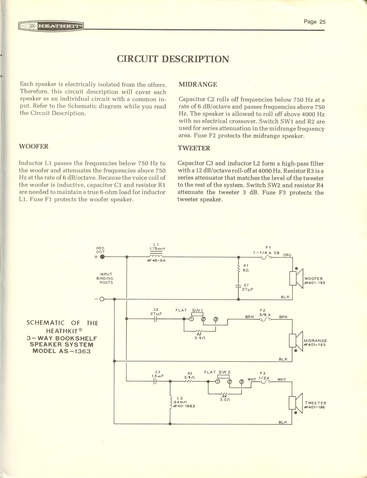 Heath Company AS-1363 Schematic