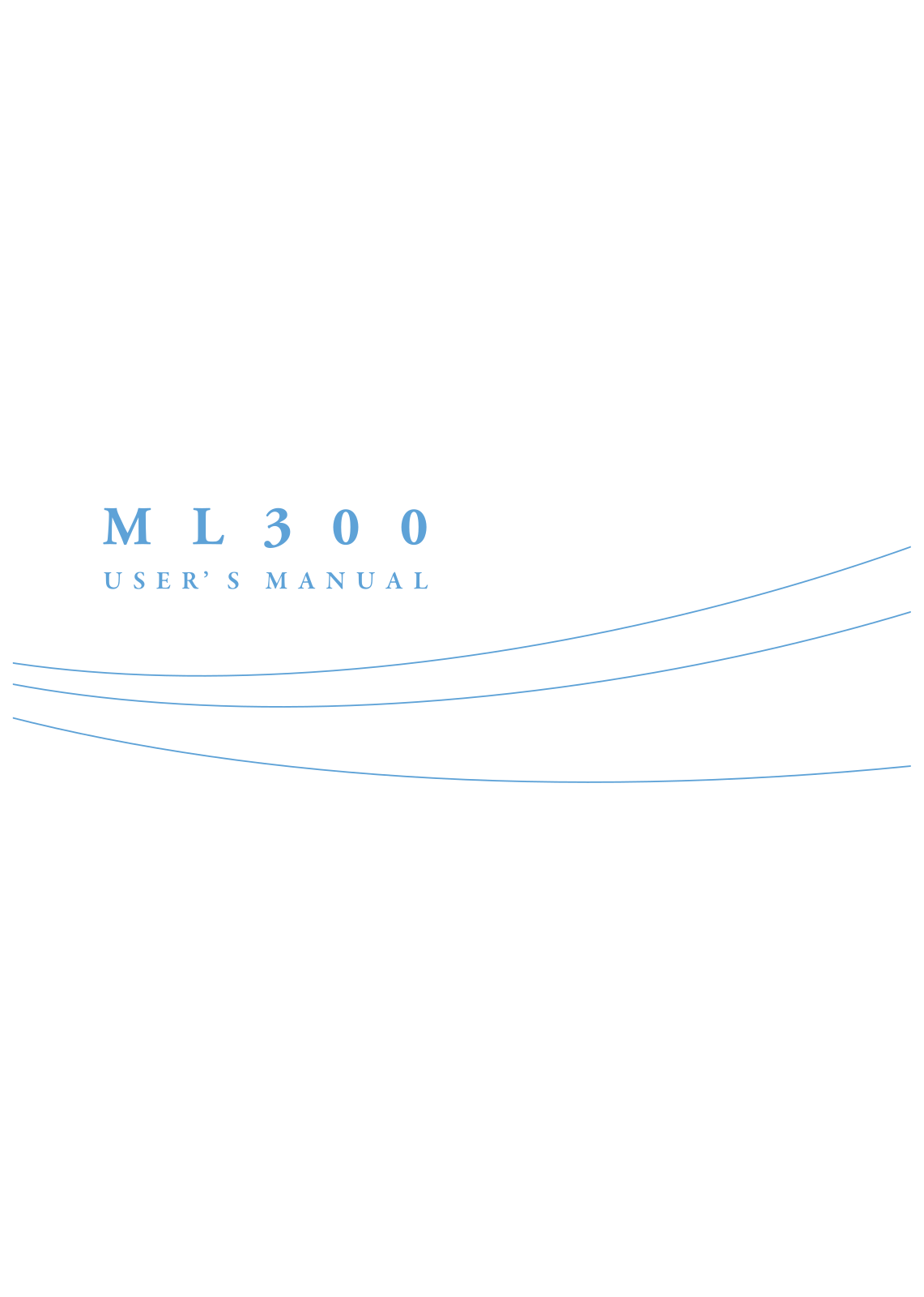 MPIO ML300 User Manual