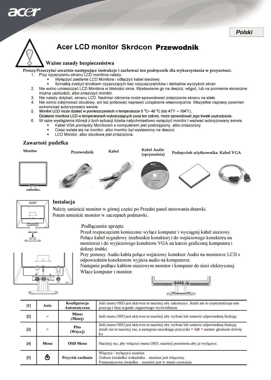 Acer AL1917 User Manual