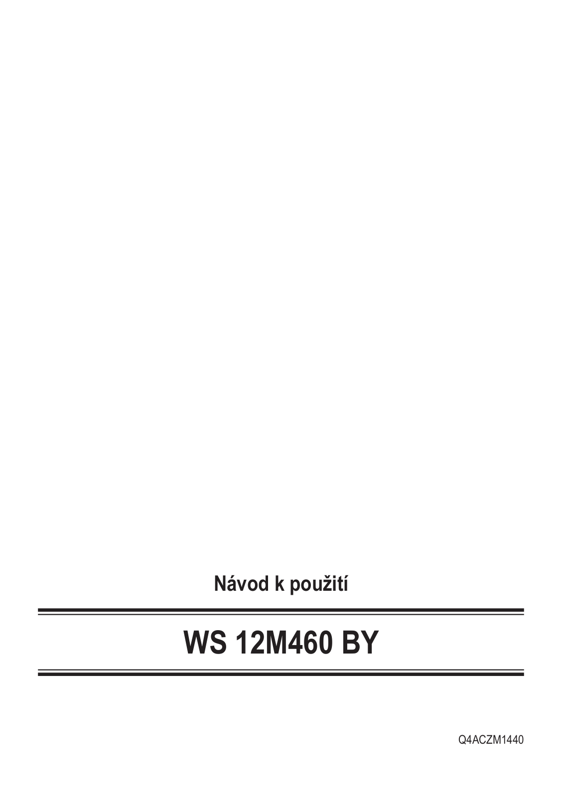 Siemens WS12M460BY User Manual