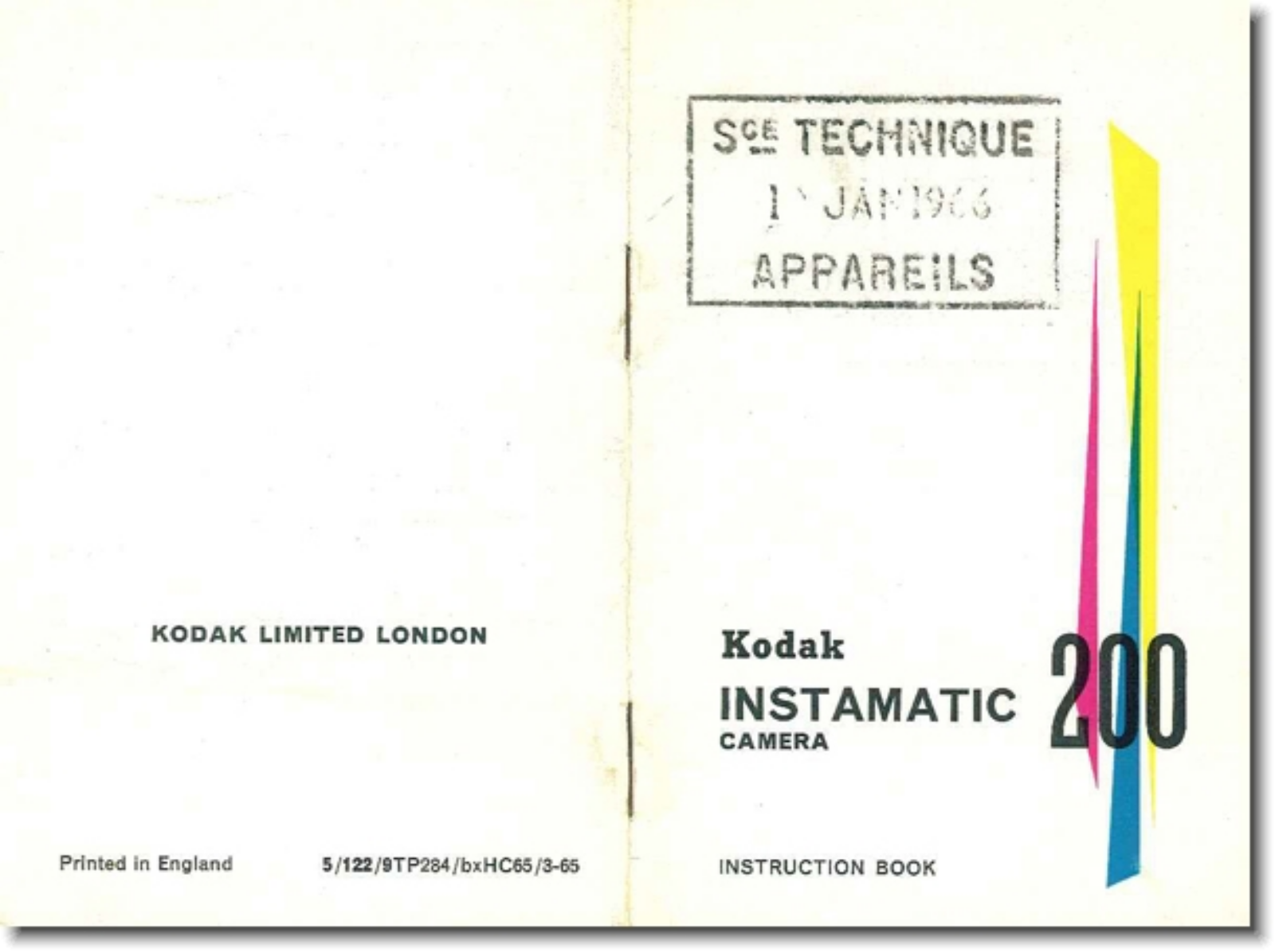 Kodak Instamatic 200 Instruction Manual