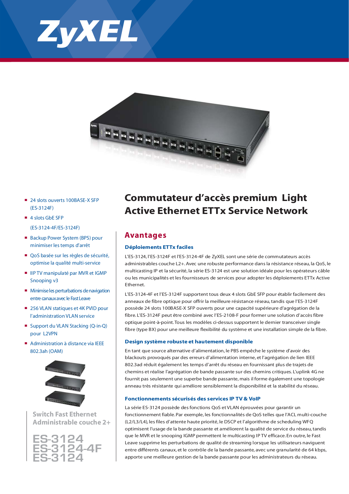 ZYXEL ES-3124 User Manual