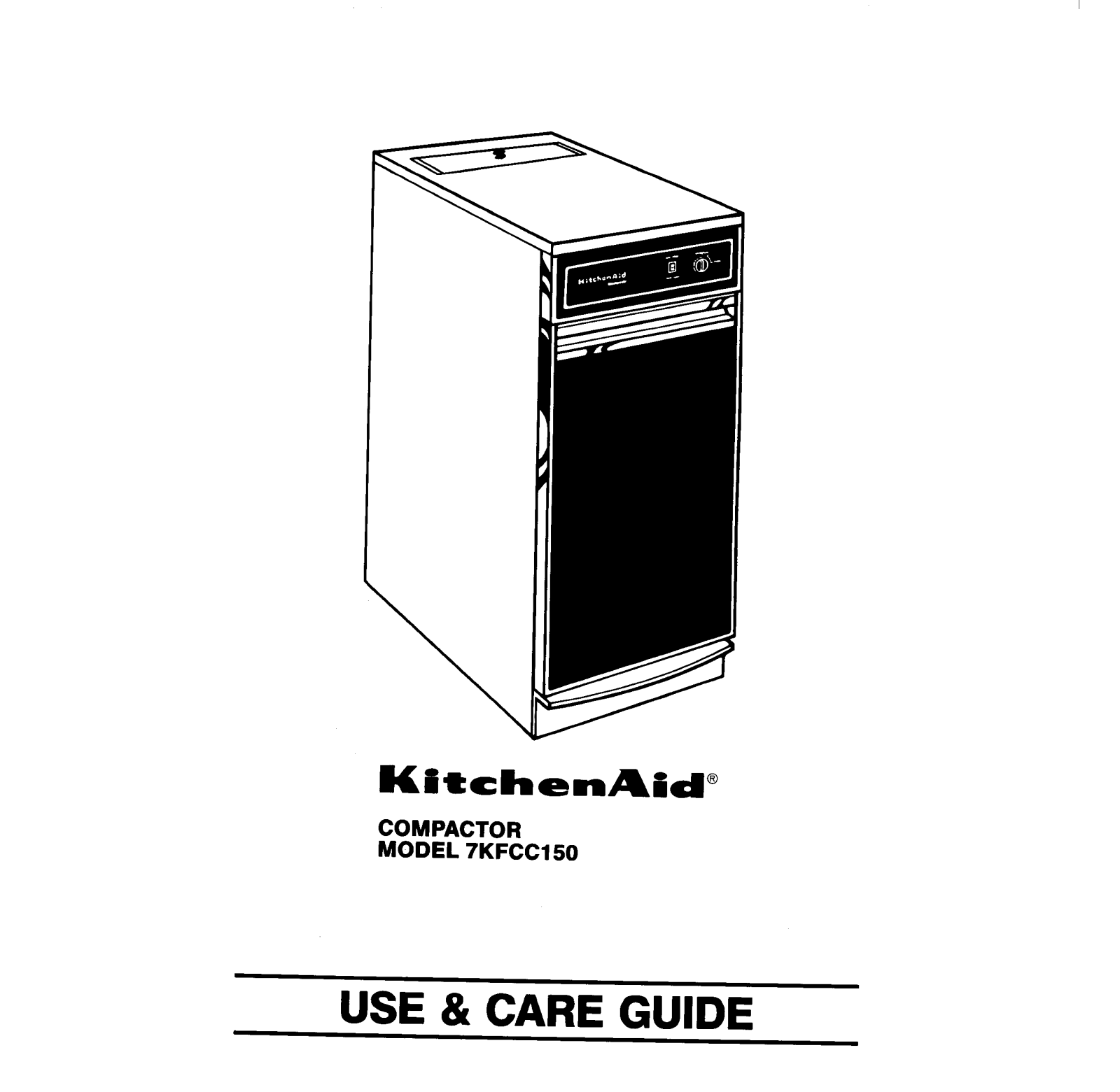 KitchenAid 7KFCC150 Owner's Manual