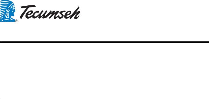 Tecumseh AKA8515EXD Manual