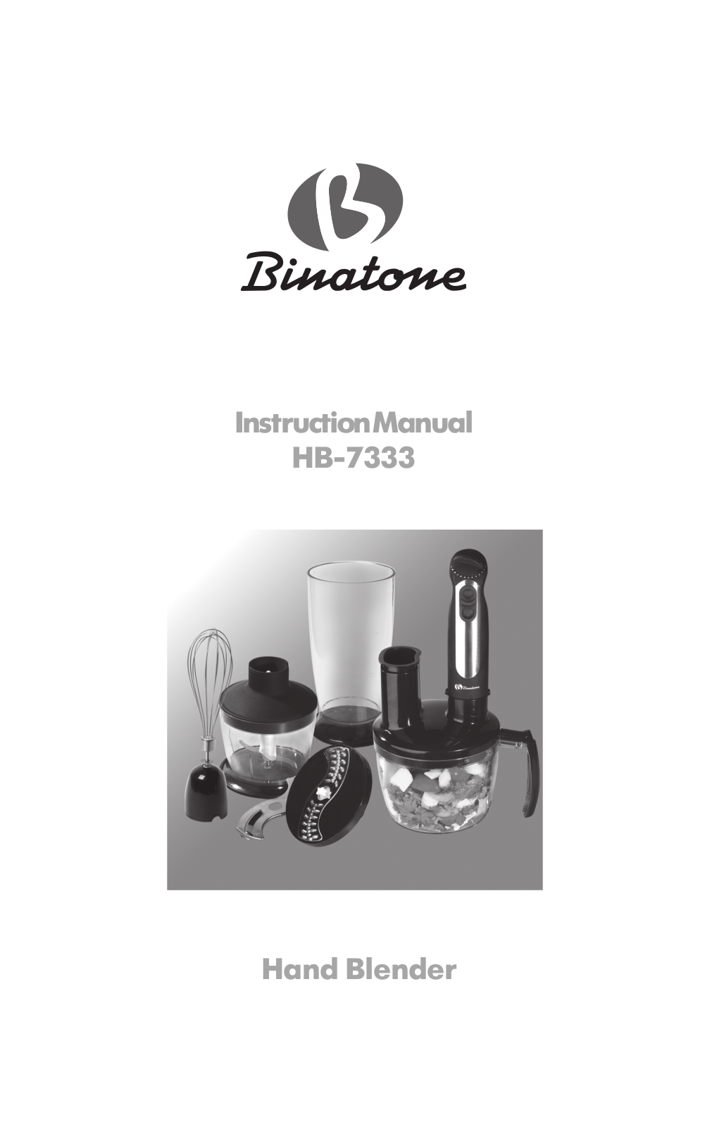 BINATONE HB-7333 User Manual