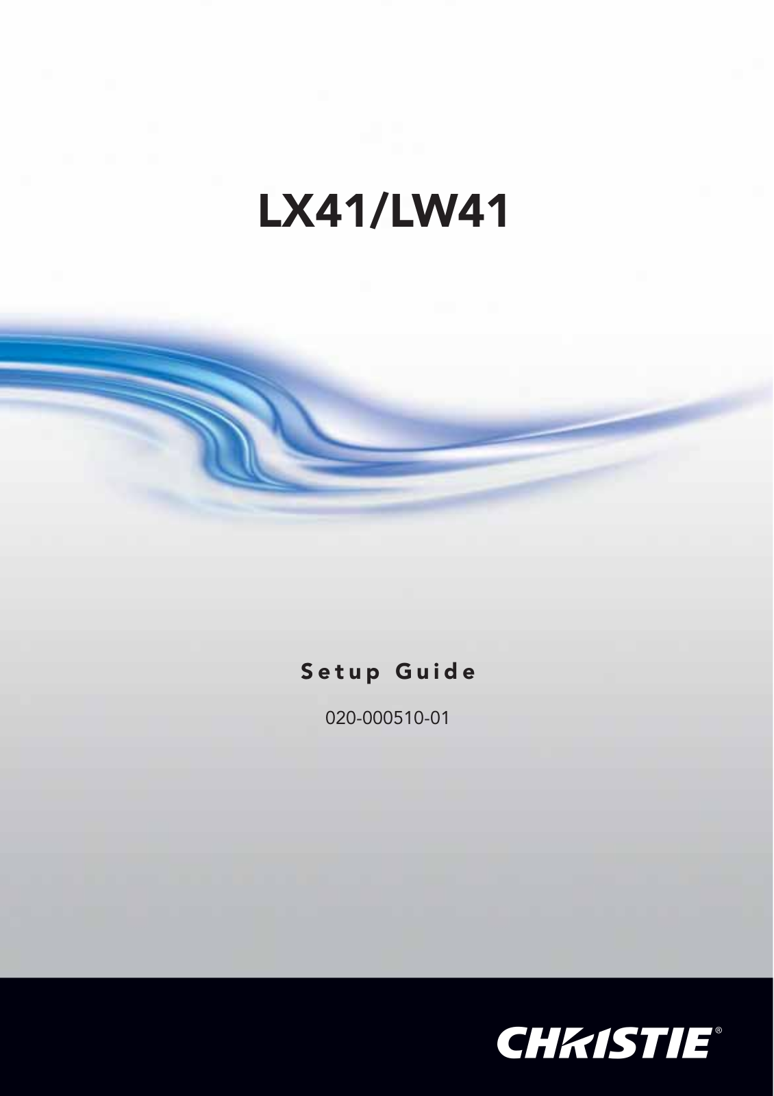 Christie Digital Systems LW41 User Manual