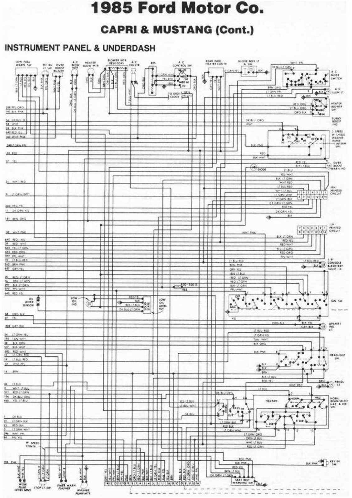 FORD Mustang 4-6 Diagram