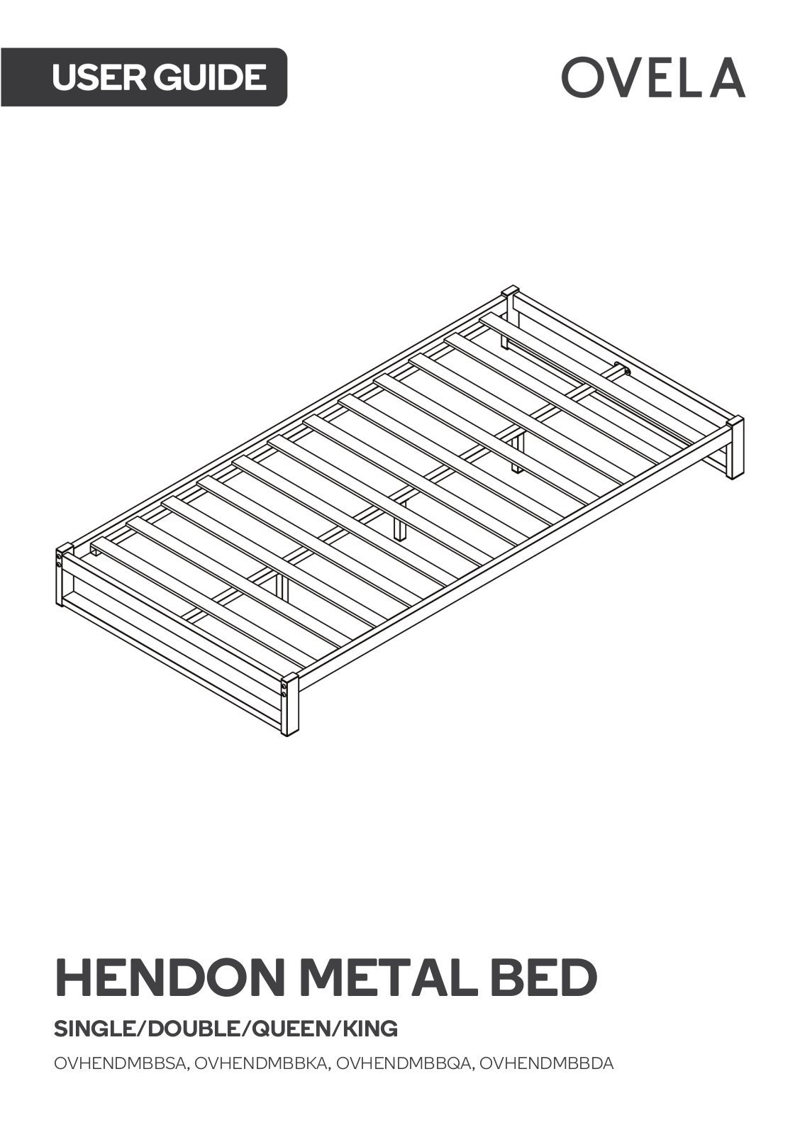 Ovela OVHENDMBBDA, OVHENDMBBSA, OVHENDMBBKA, OVHENDMBBQA User guide - ManualMachine.com