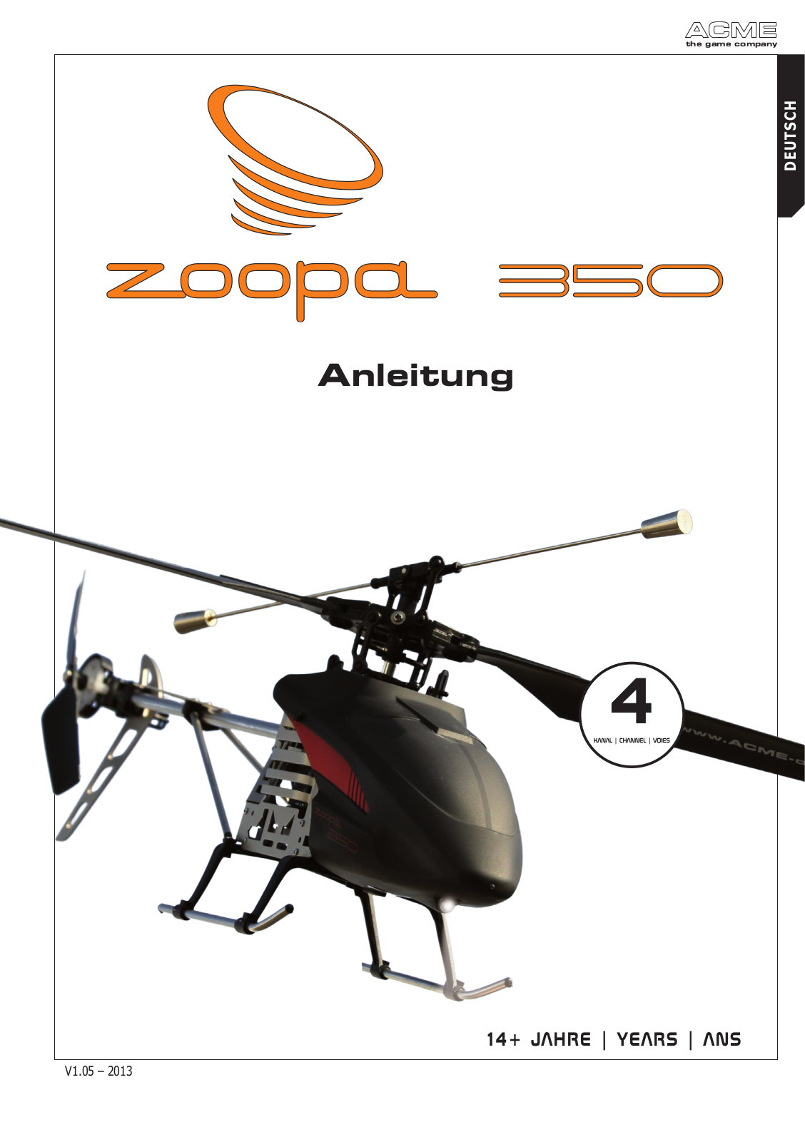 ACME zoopa 350 User guide