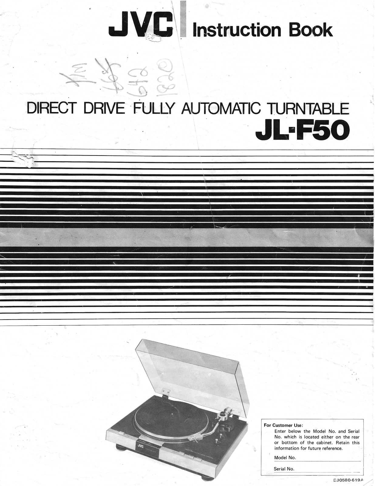 JVC JL-50 Instruction Book