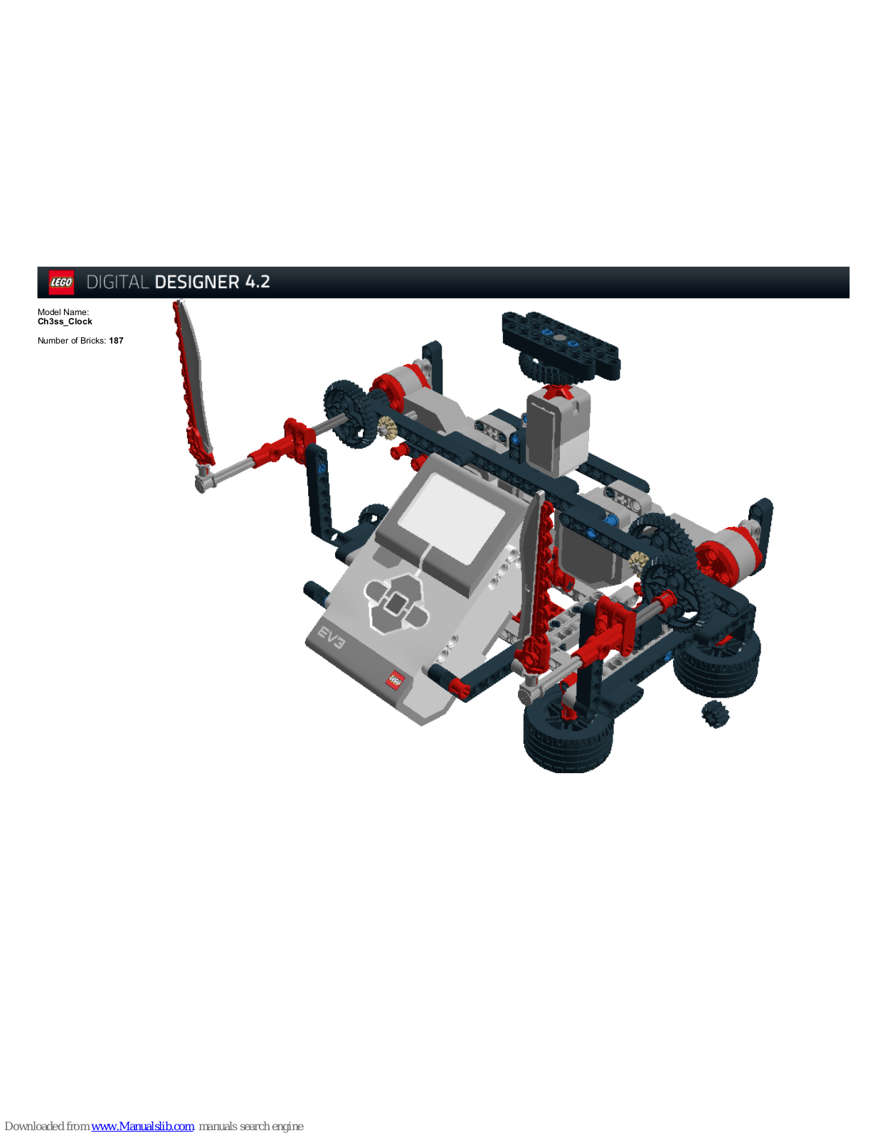 LEGO Ch3ss_Clock Building Instructions