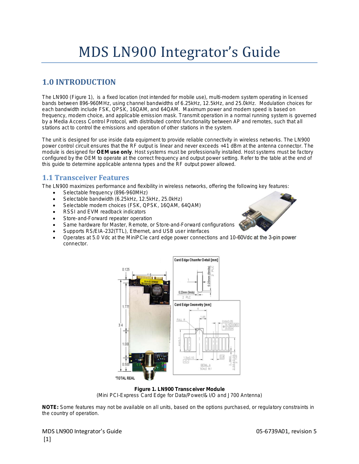 GE MDS DS-LN900 Users Manual