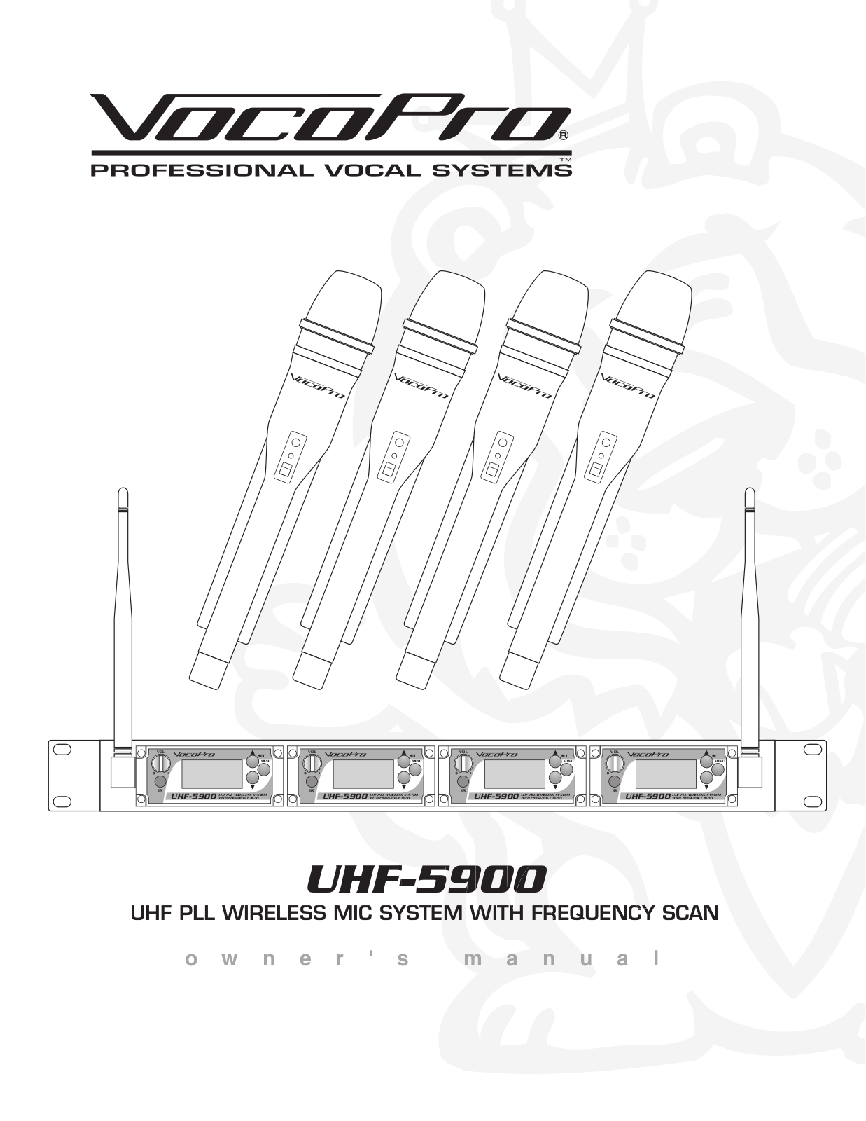 VocoPro UHF-5900 User Manual