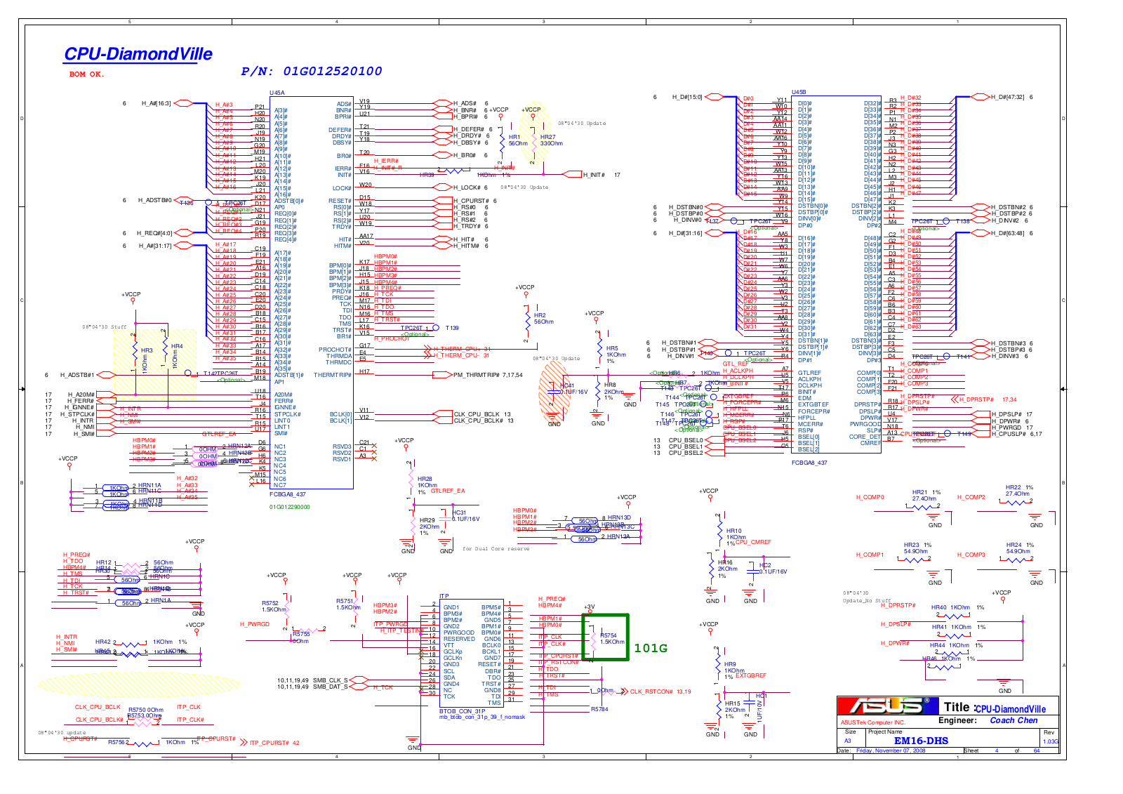 Asus et1601, et1602 Schematic