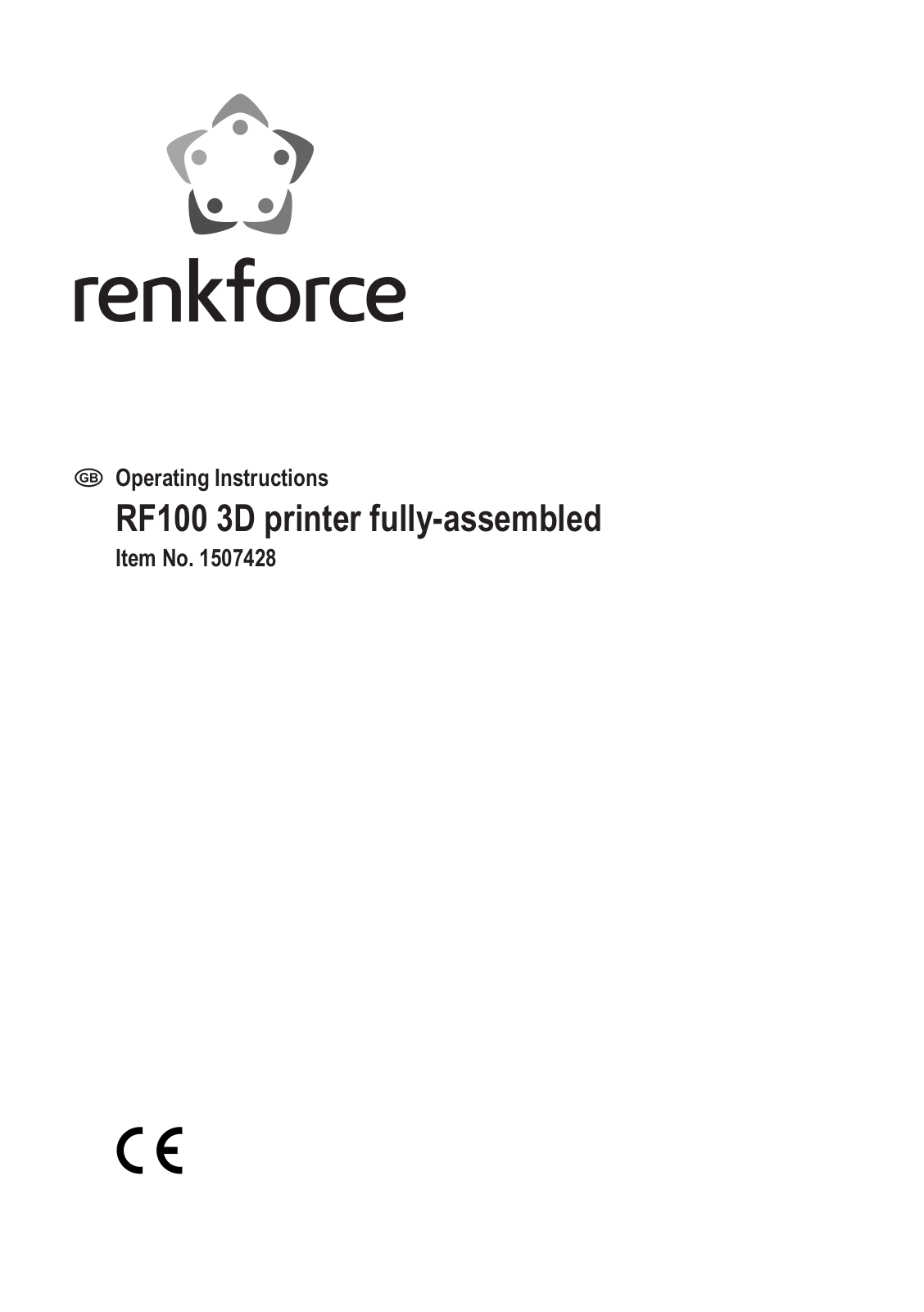 Renkforce 1507428 Operating Instructions