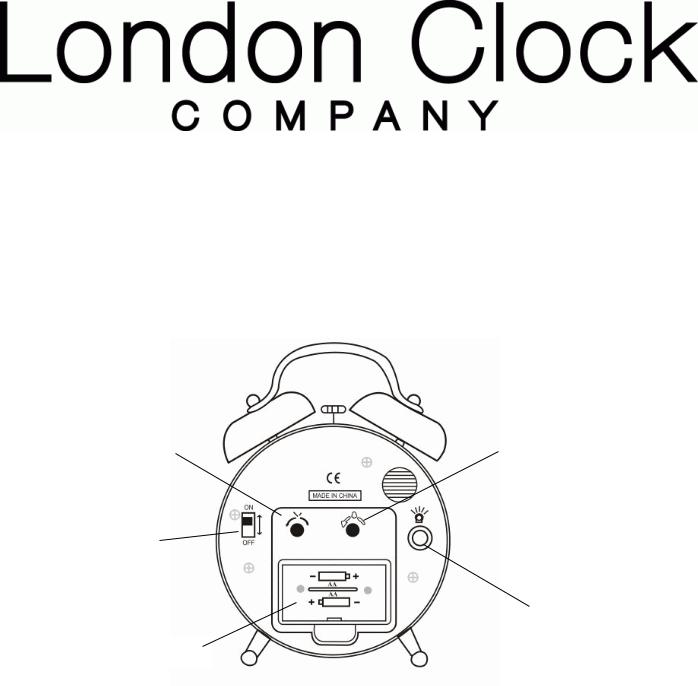 LONDON CLOCK 34304 Instruction manual