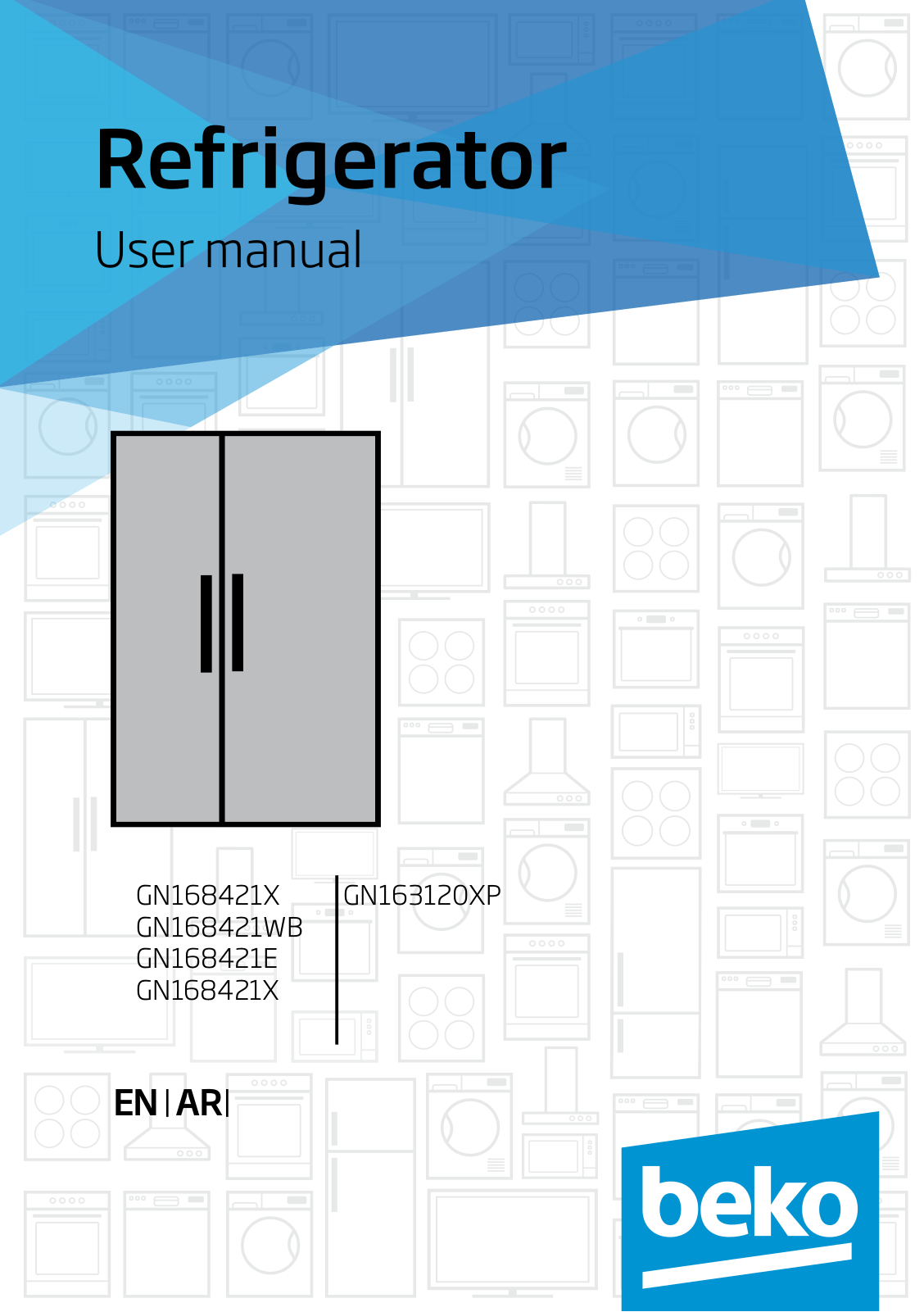 Beko GN168421X, GN168421WB, GN168421E, GN163120XP User manual