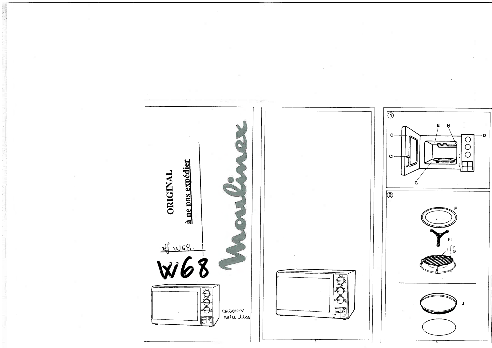 MOULINEX W68 User Manual