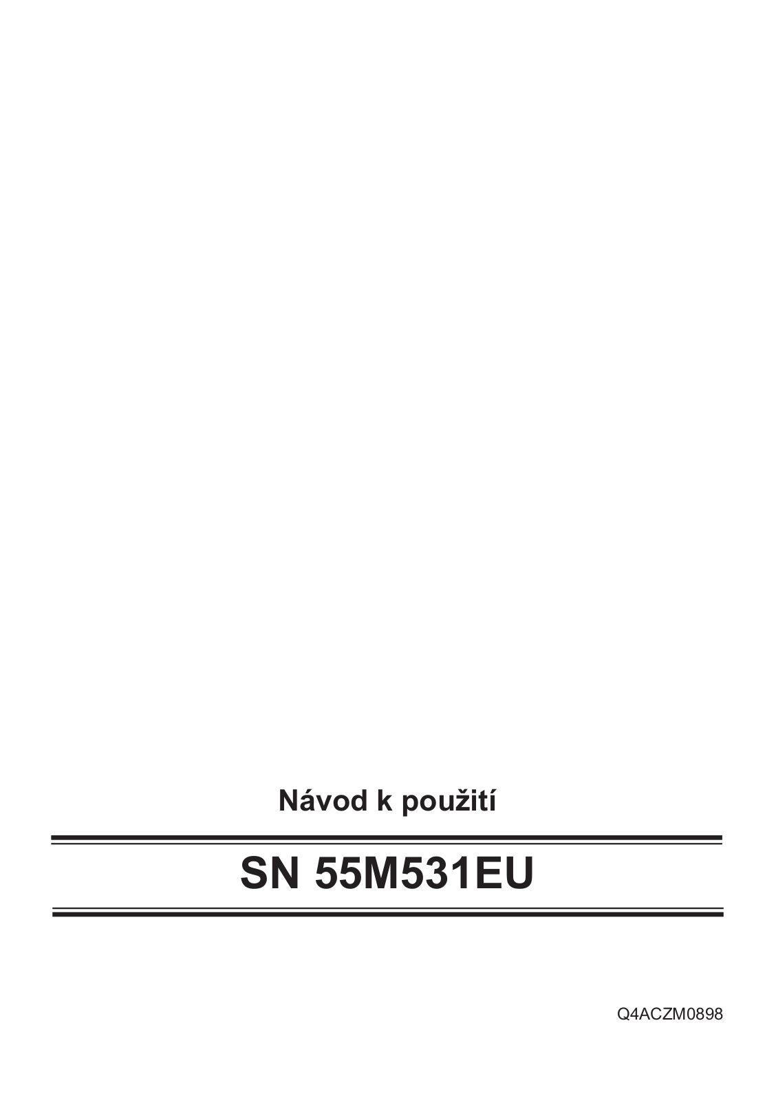 Siemens SN55M531EU User Manual