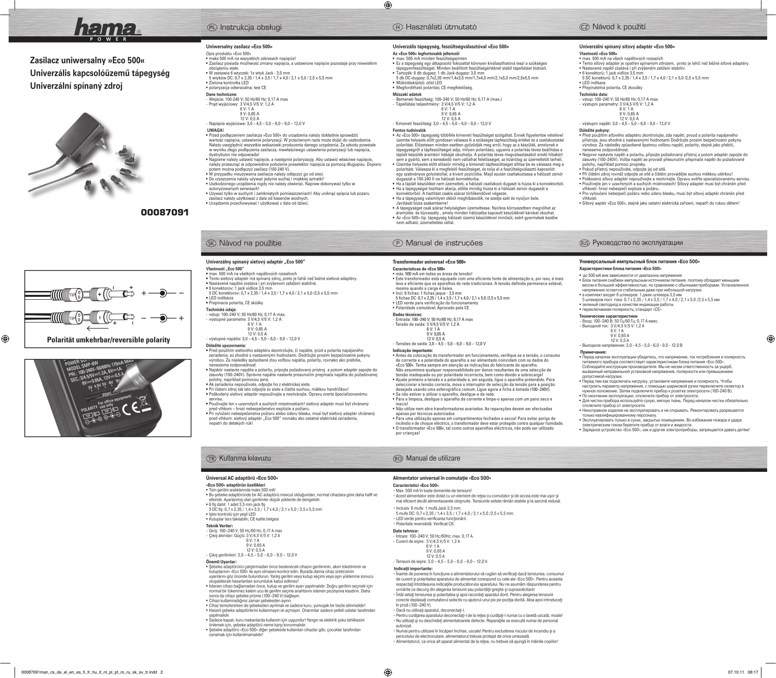 Hama Eco 500 User guide