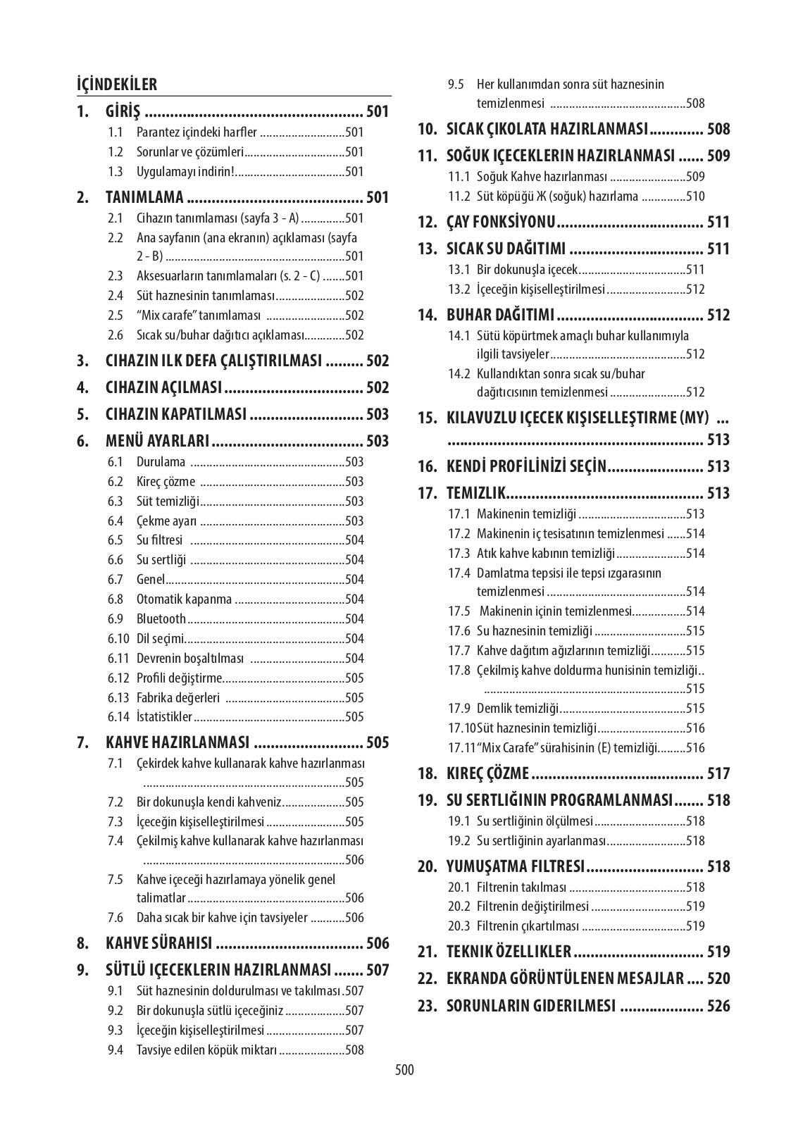 Delonghi EPAM96075GLM Instruction manuals