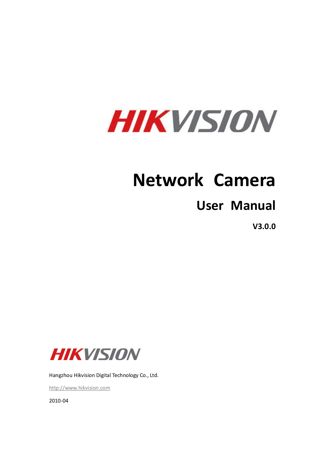 Hikvision DS-2CD793NFWD-EI User Manual