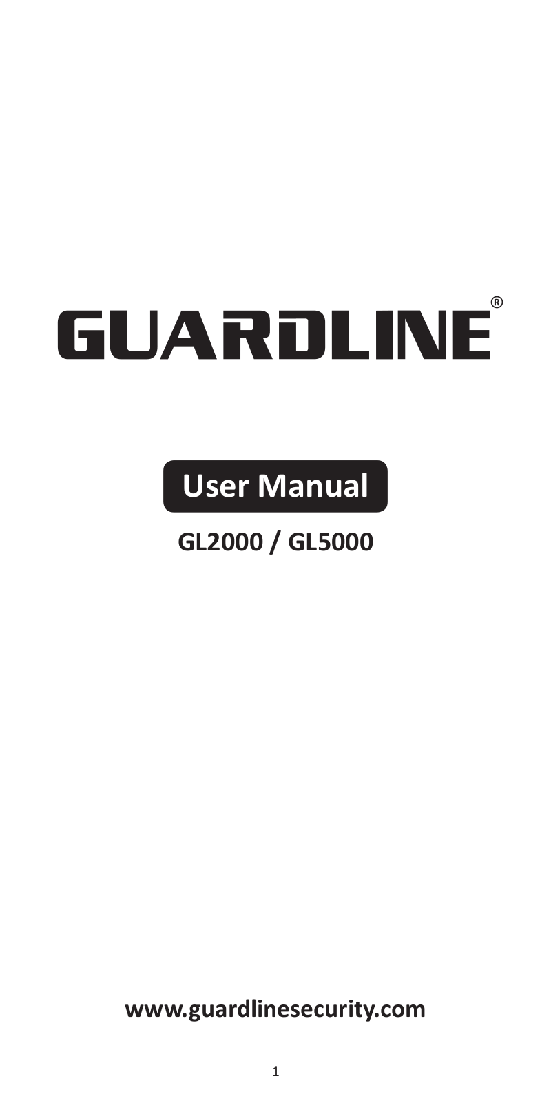 Guardline GL5000, GL2000 User Manual