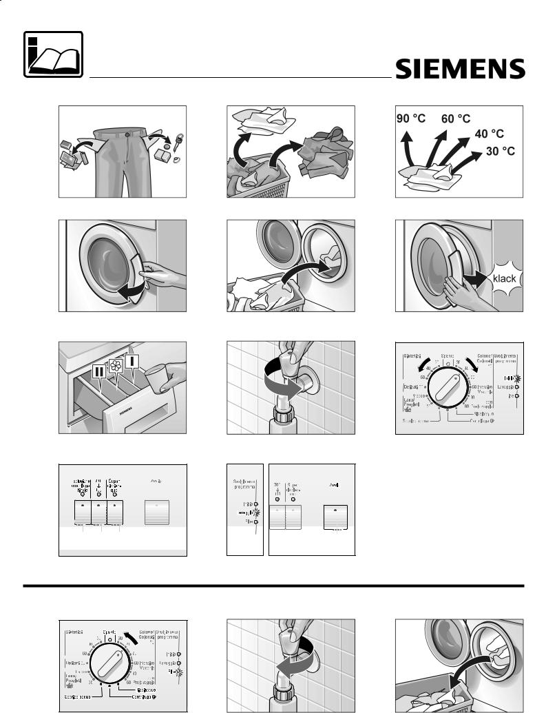 Siemens WM52841IT User Manual