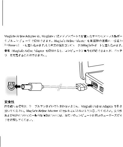 Apple MagSafe Airline Adapter User Manual