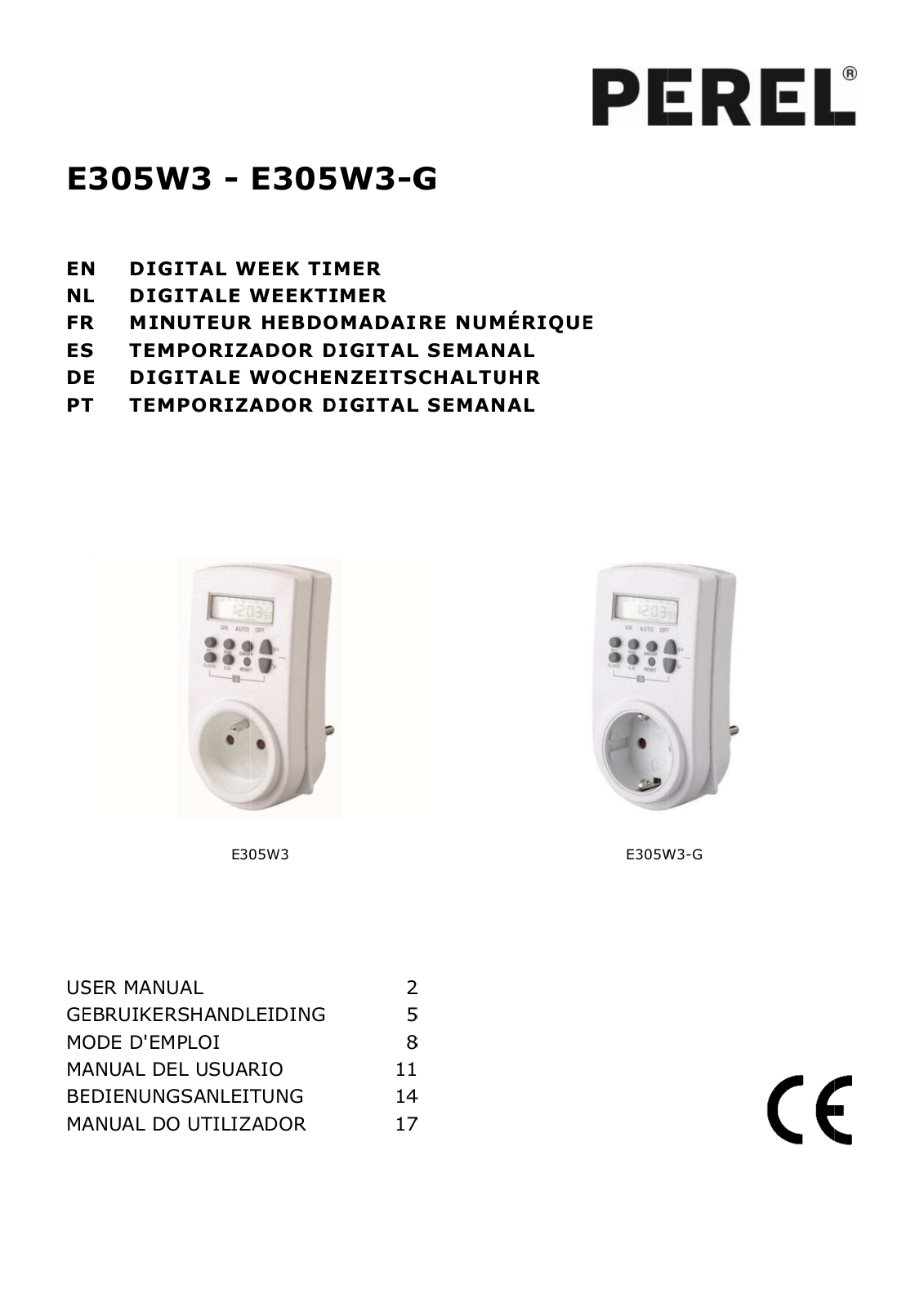 Perel E305W3 User guide - ManualMachine.com