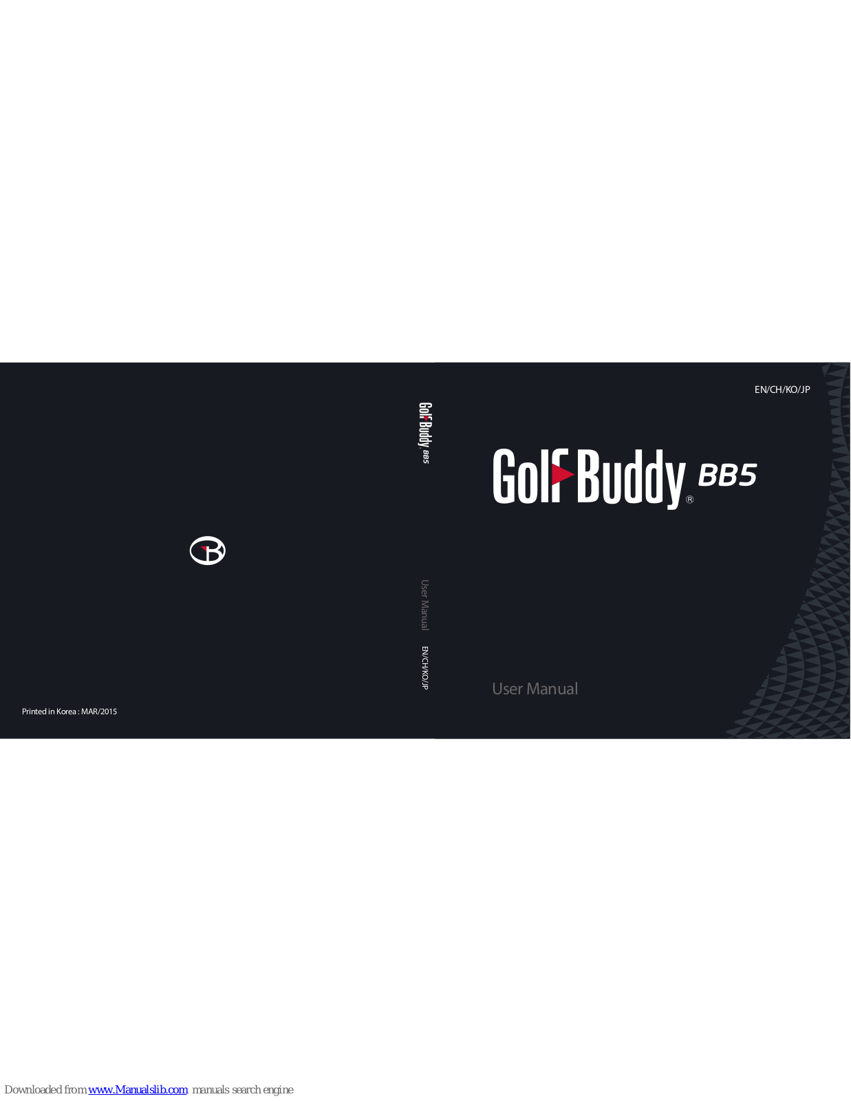 Golf Buddy BB5 User Manual