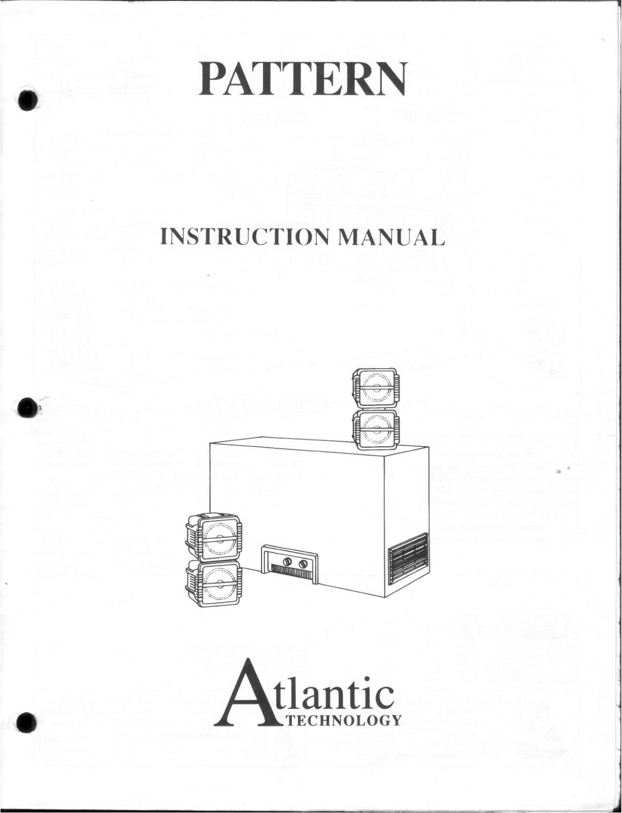 Atlantic Pattern 100 Owner's Manual