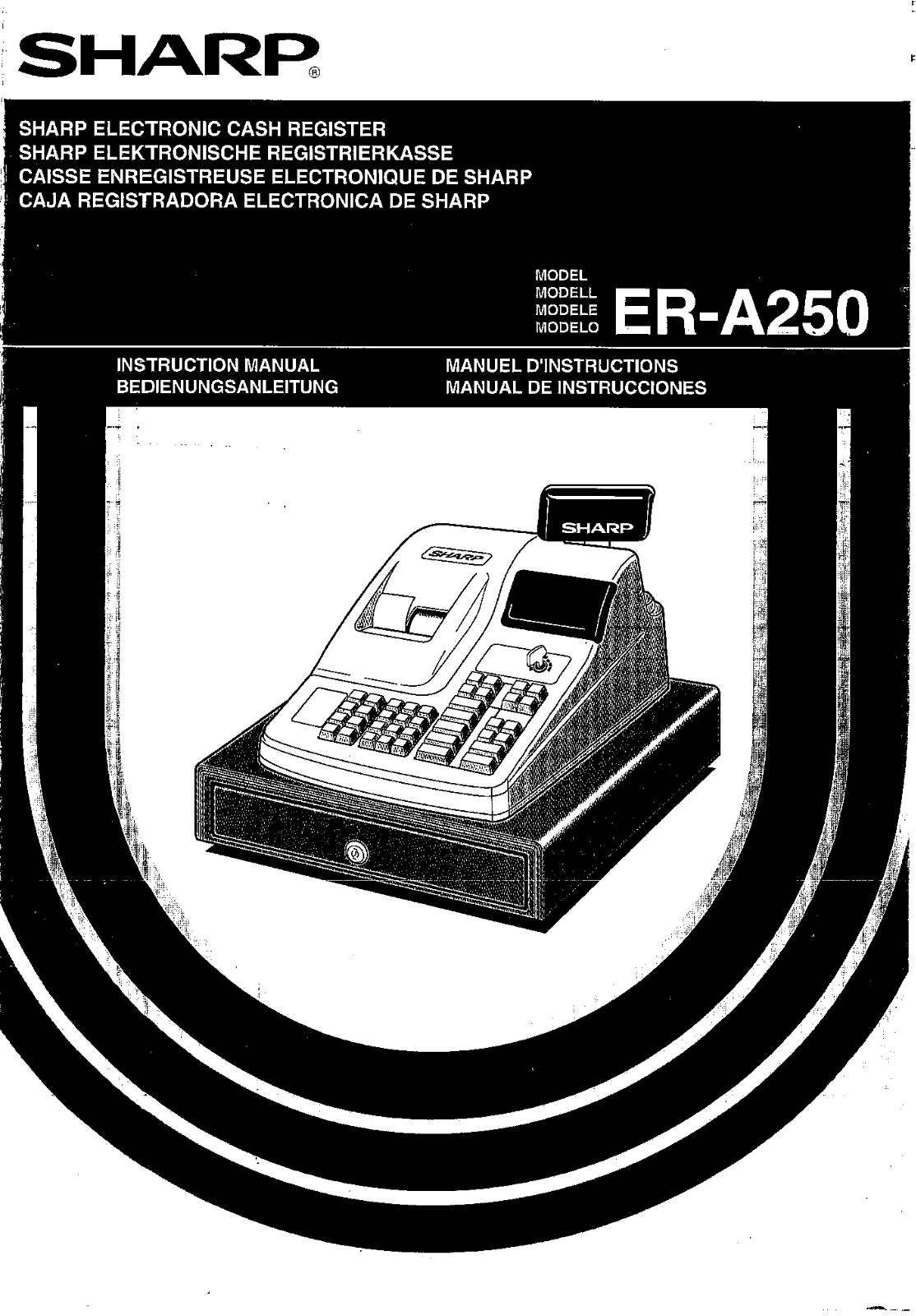 Sharp ER-A250 Manual