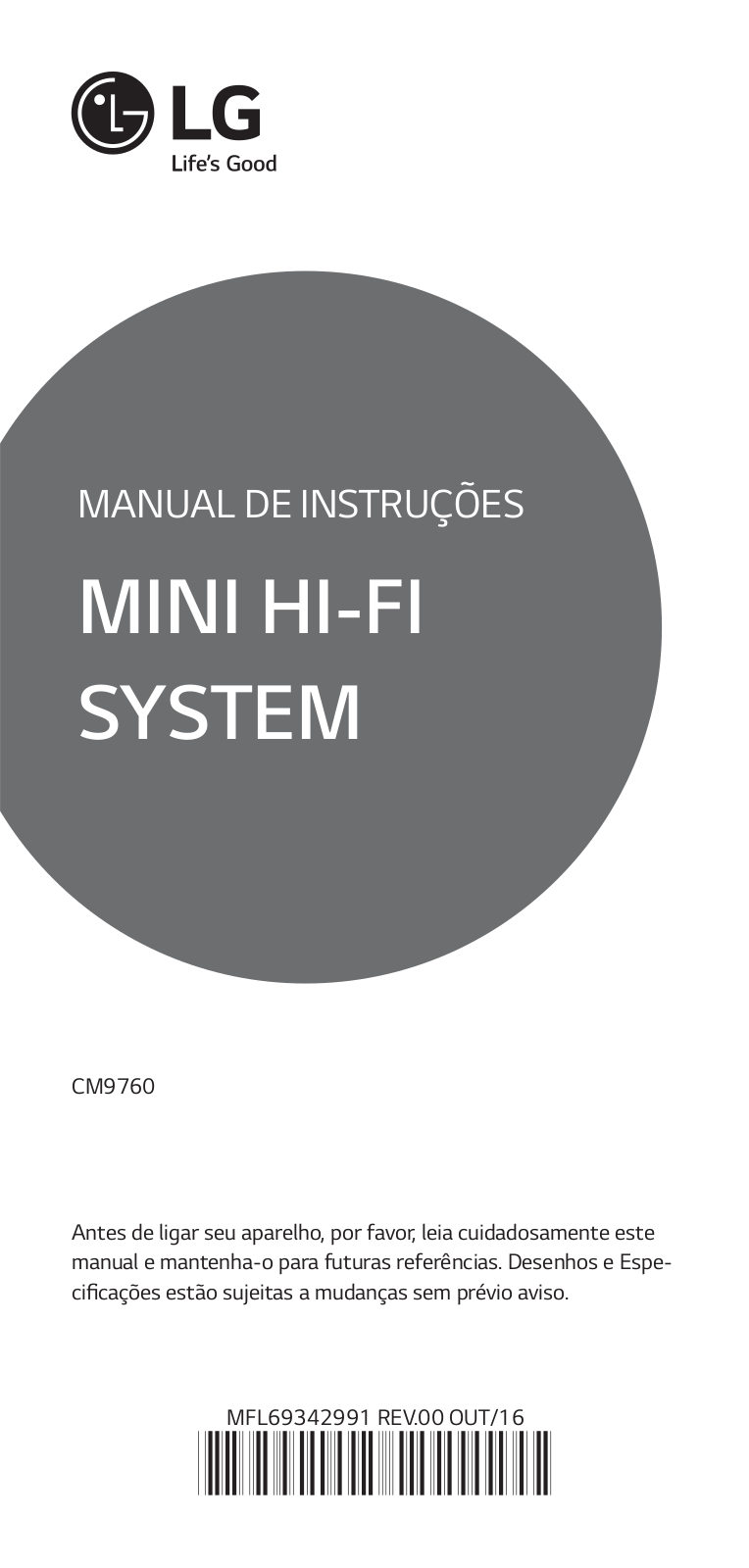 LG CM9760 User Guide