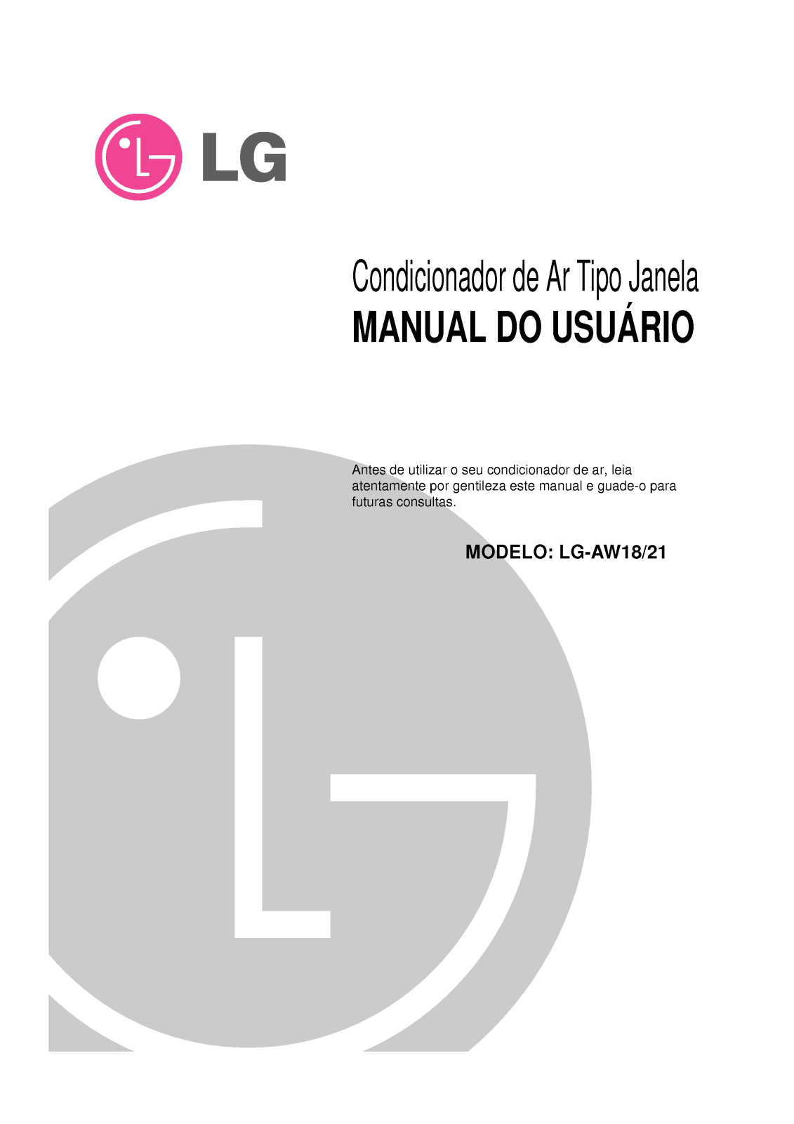 Lg LG-AW21 User Manual