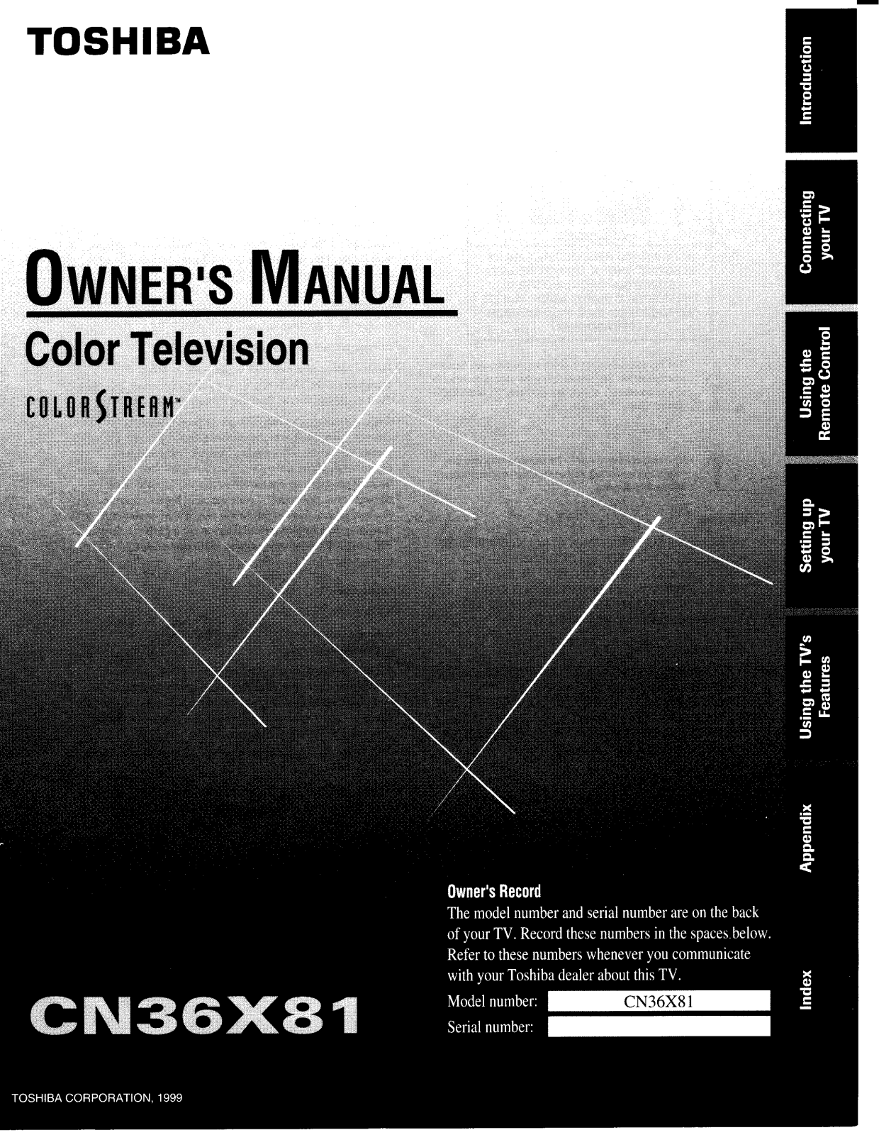 Toshiba CN36X81 User Manual