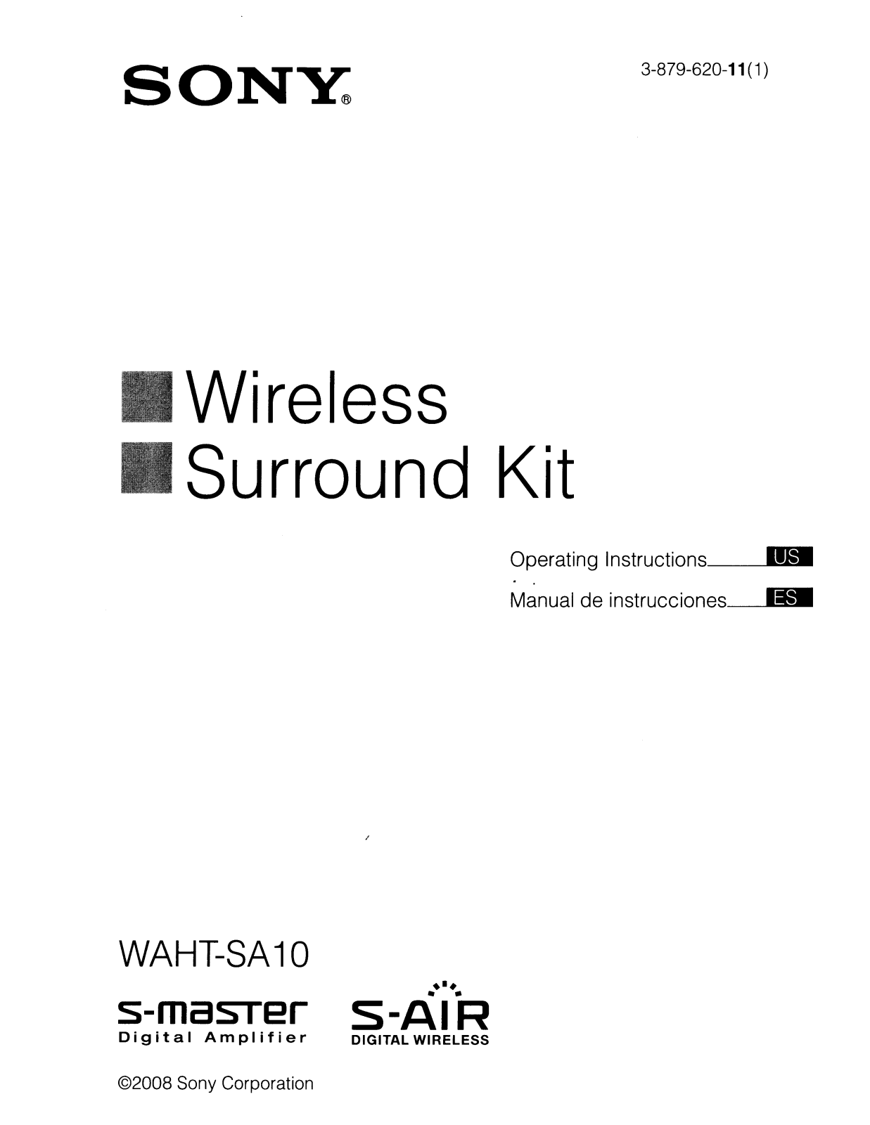 Sony WAHT-SA10 Operating Manual