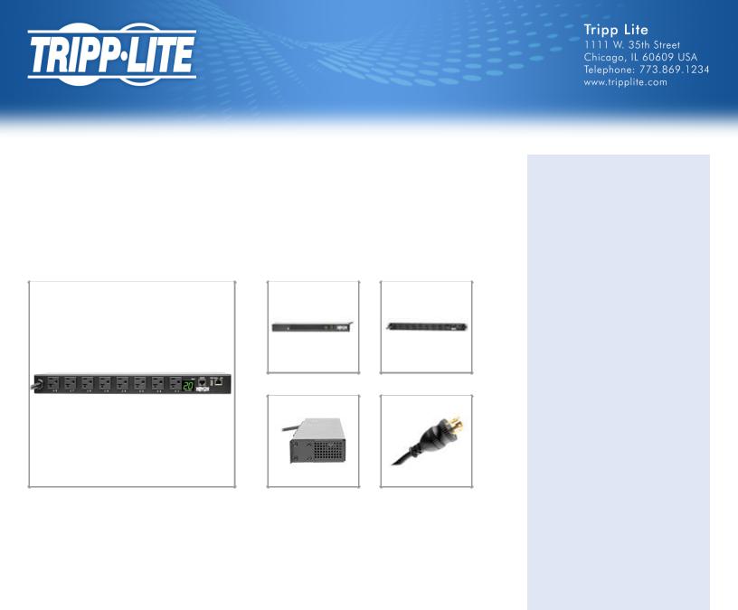 Tripp Lite PDUMH20NET2LX User Manual