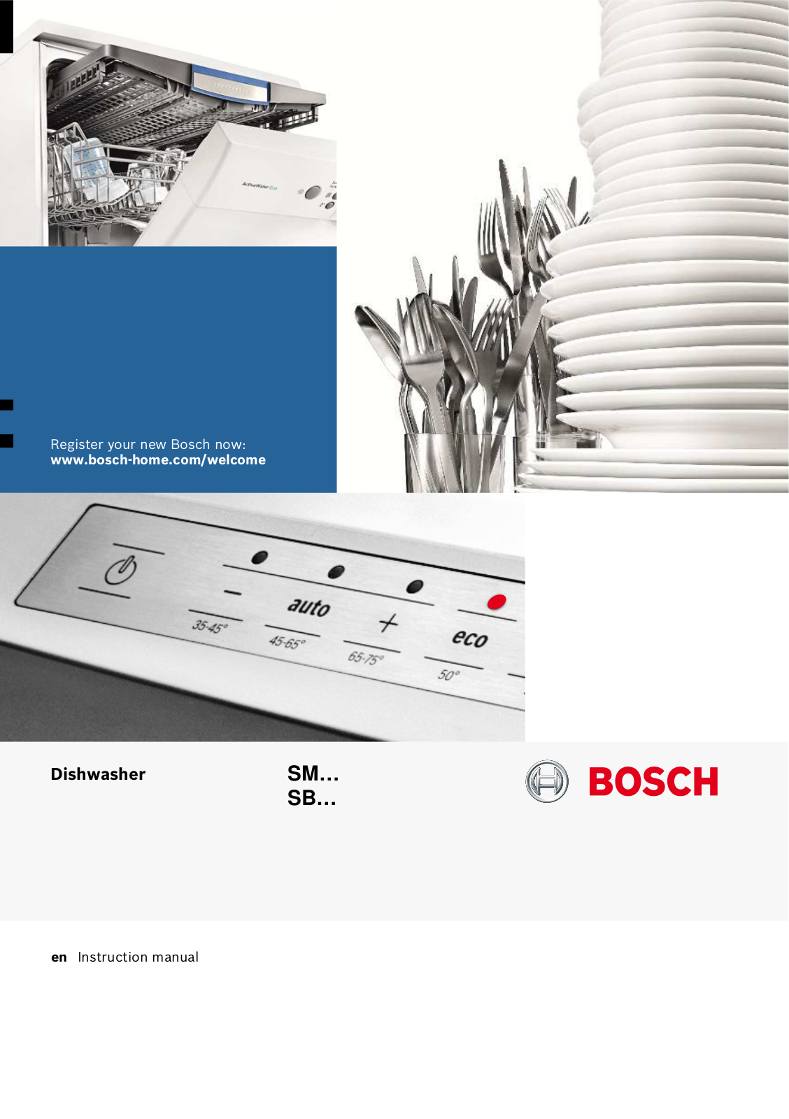 Bosch SMS23BW00T Instruction manual