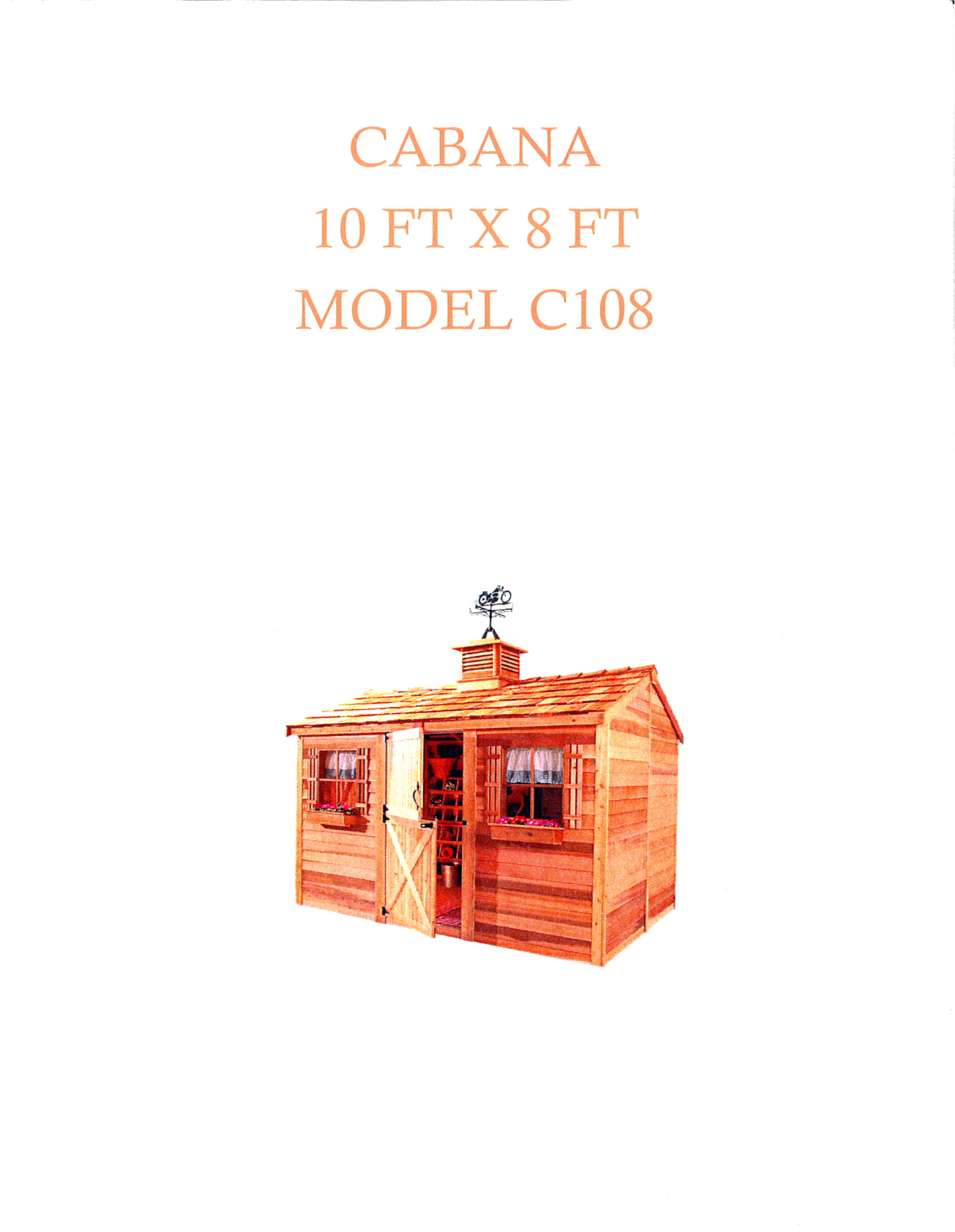 Cedarshed W001670876 Specifications - ManualMachine.com