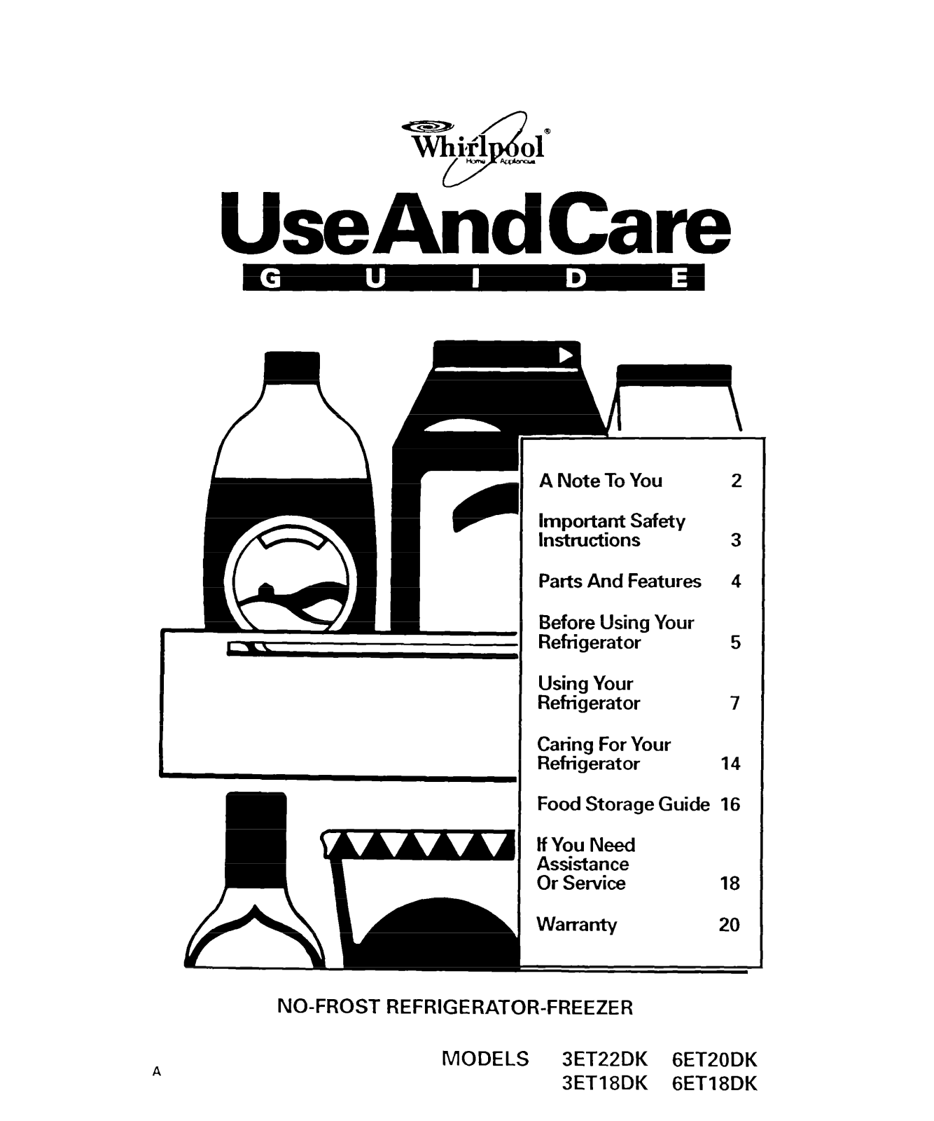 Whirlpool 6ET20DK, 3ET22DK User Manual - ManualMachine.com